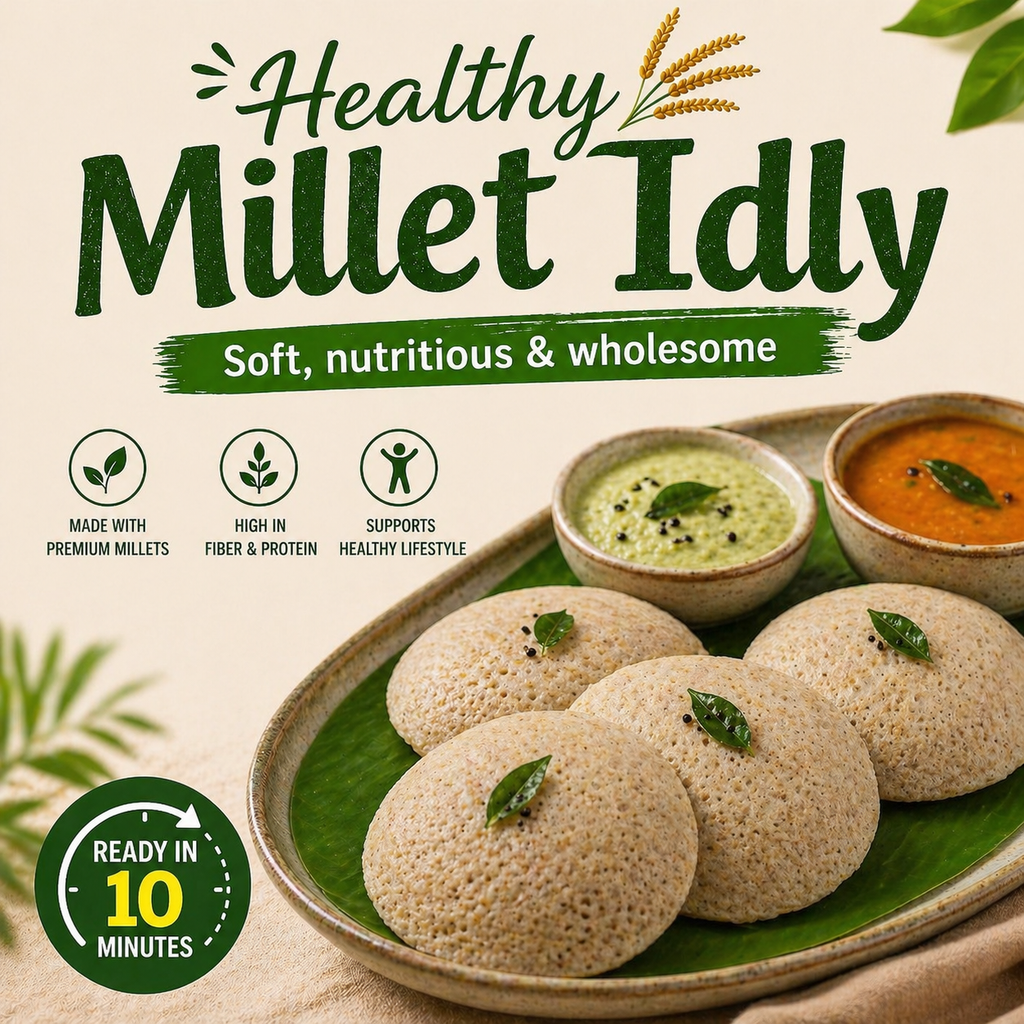 Instant Millets Idly