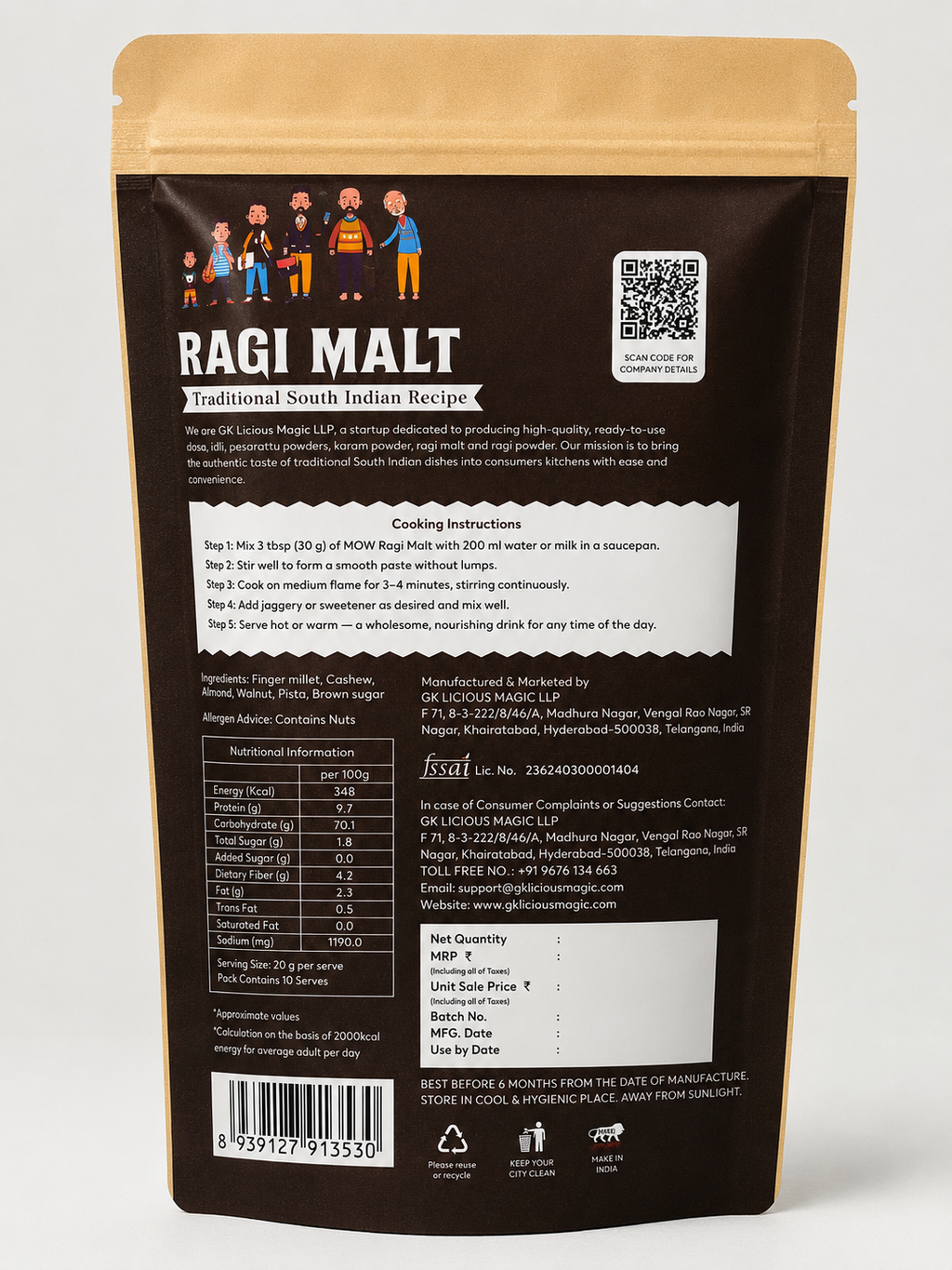 Instant Ragi Malt