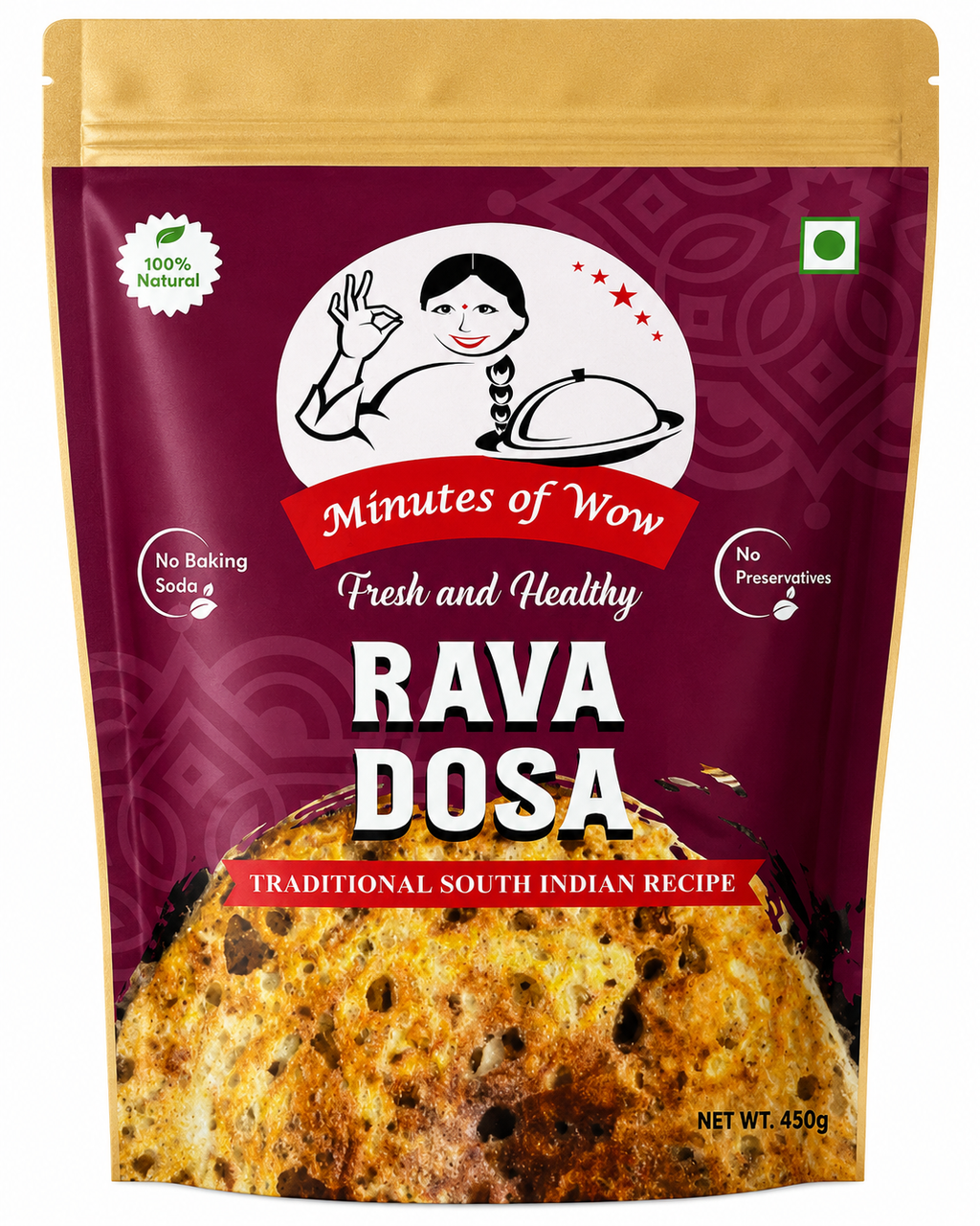 Instant Rava Dosa