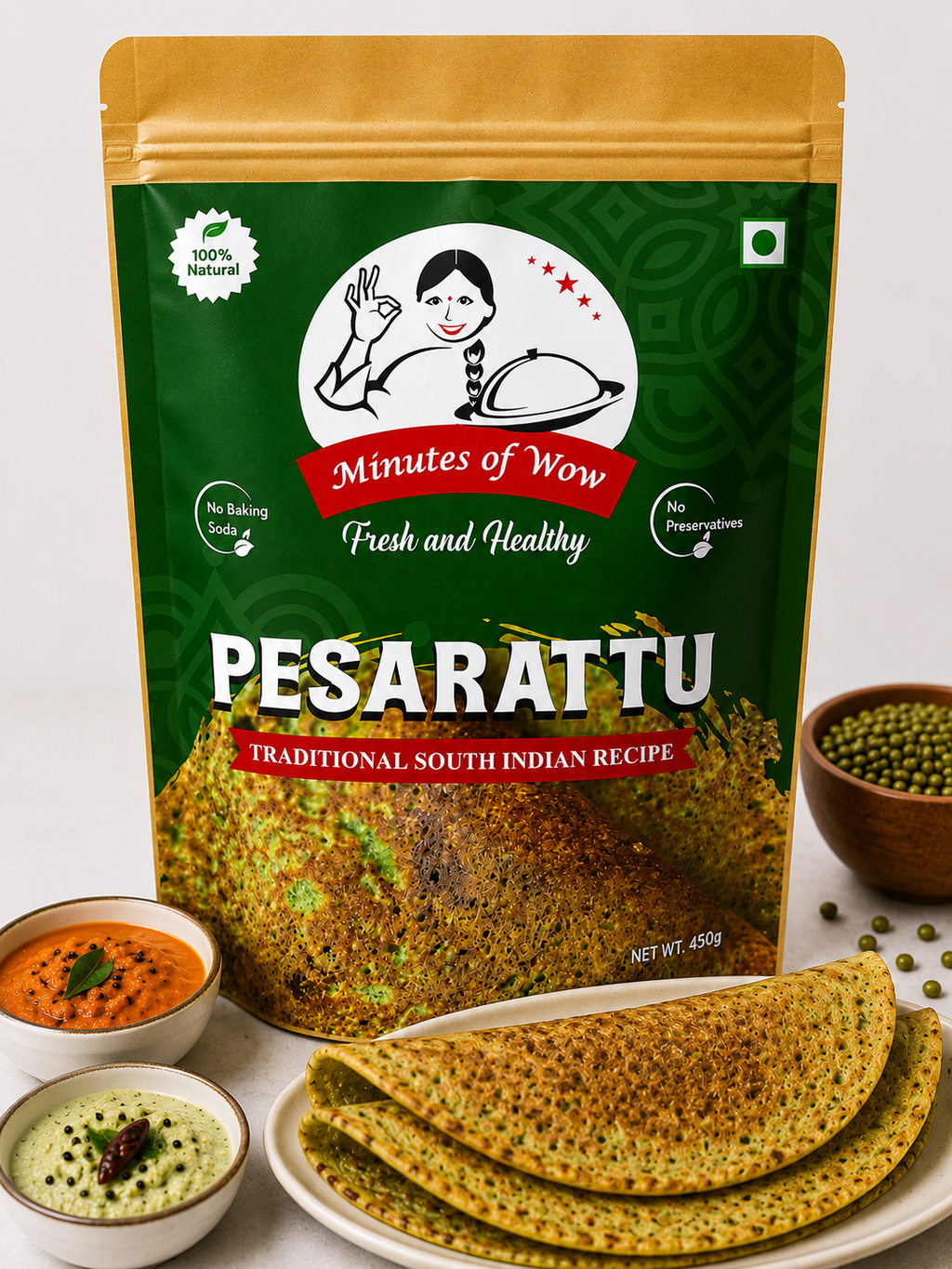 Instant Pesarattu