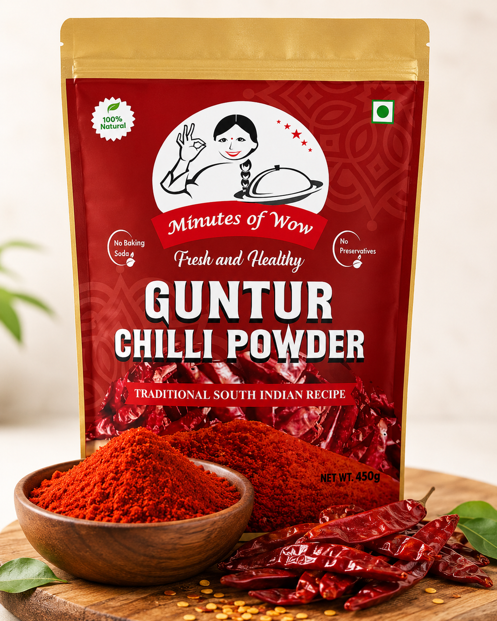 Instant Guntur Chilli Powder