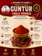 Instant Guntur Chilli Powder