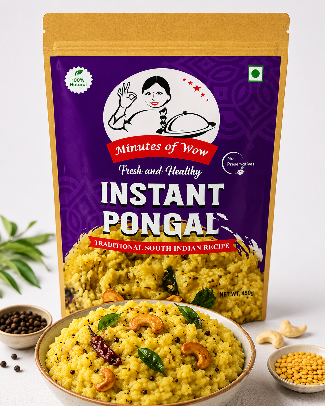 Instant Pongal