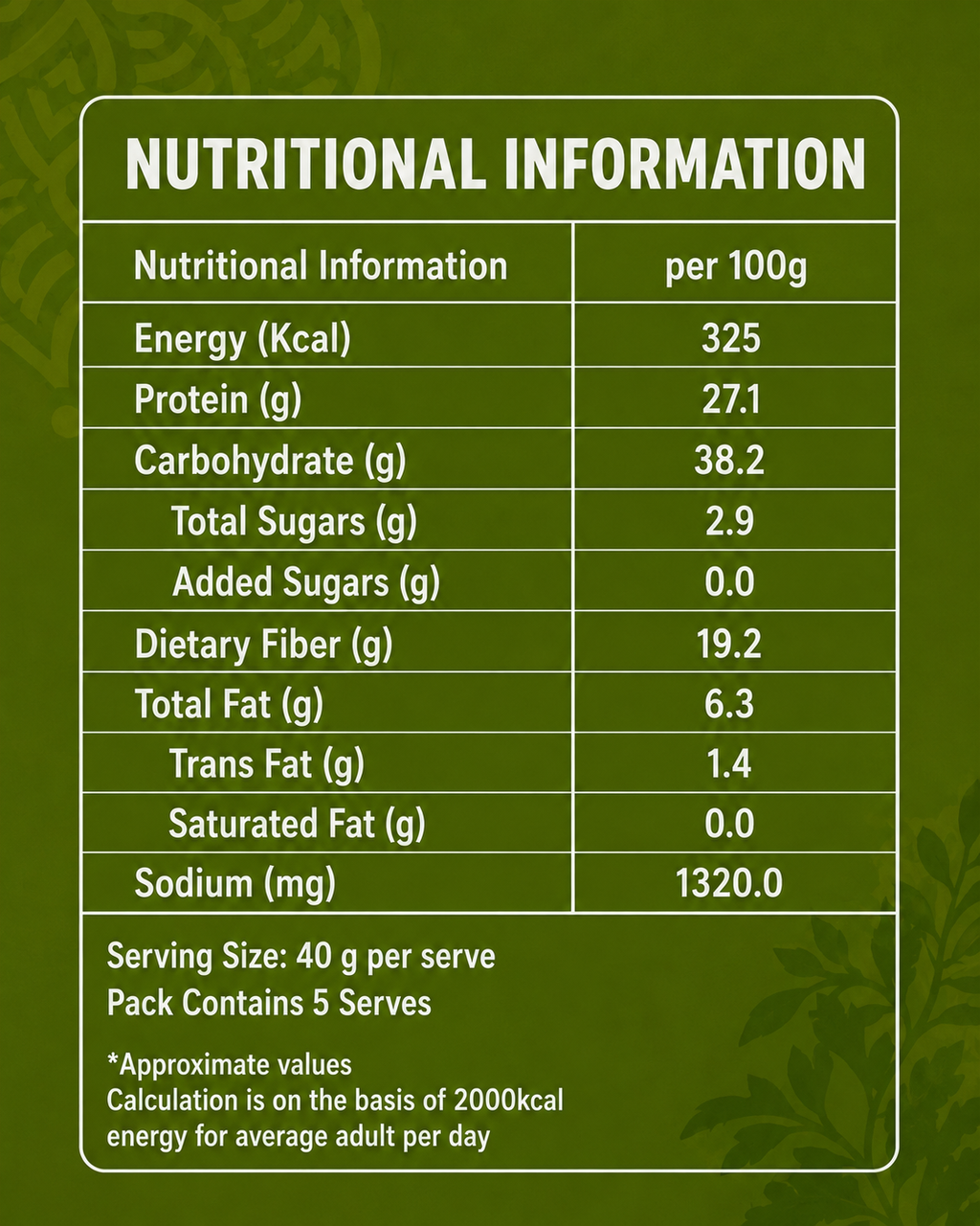 Instant Moringa Powder