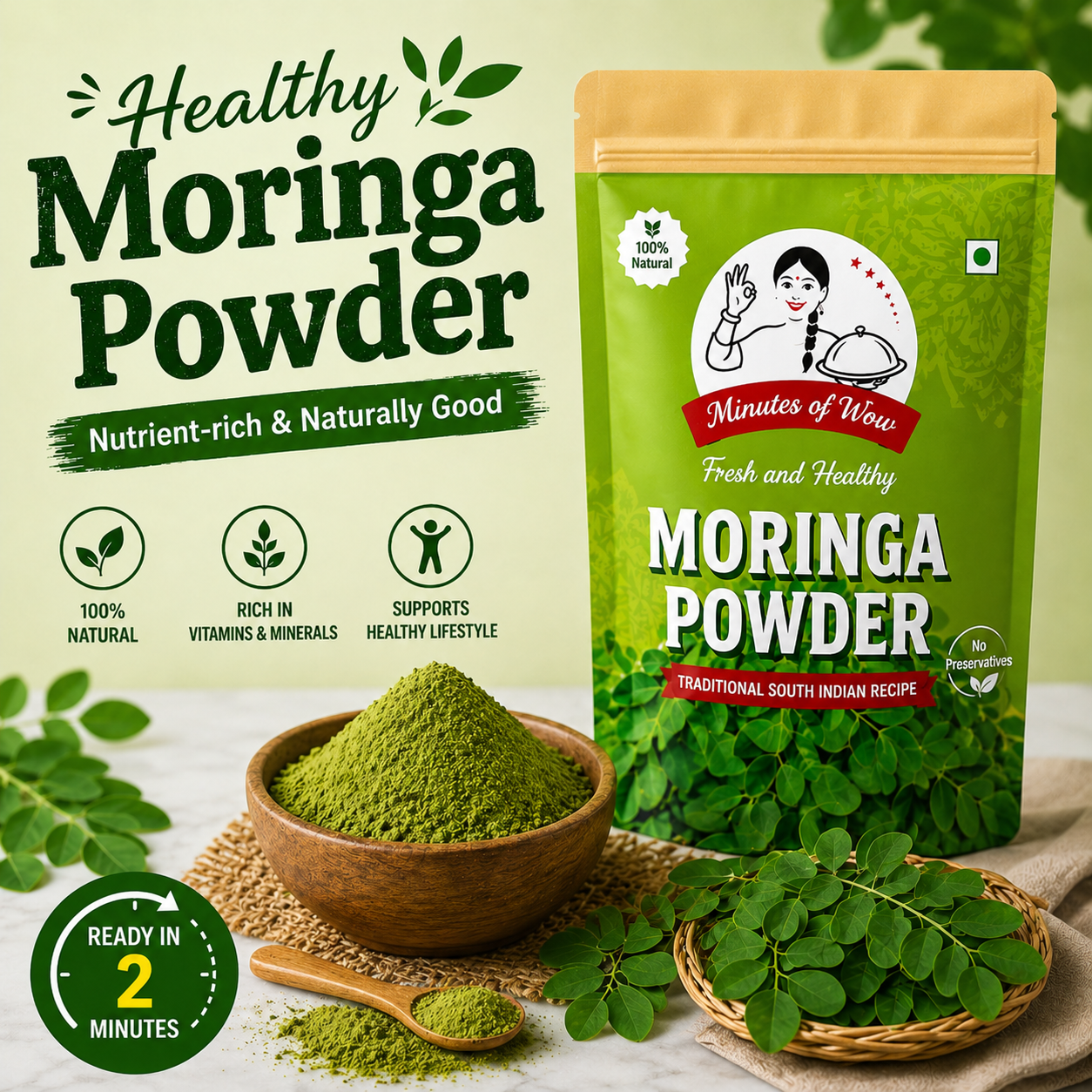 Instant Moringa Powder