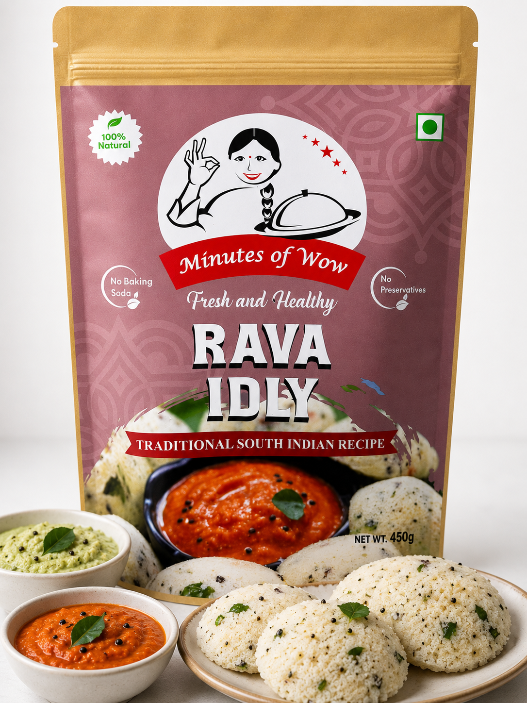 Instant Rava Idly